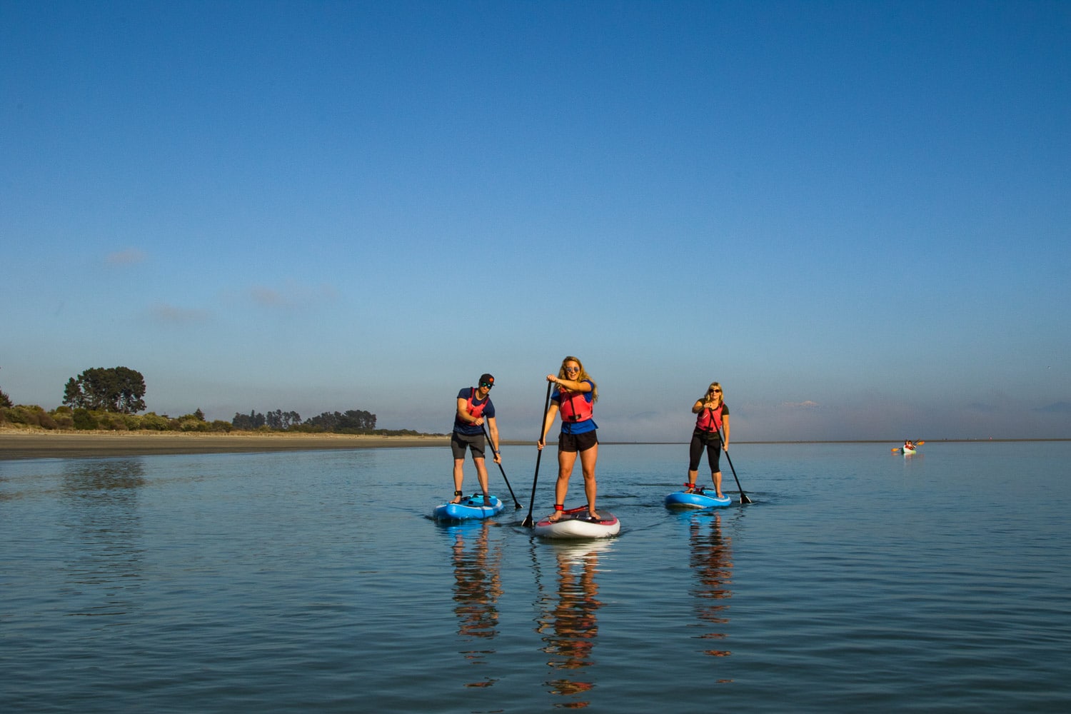 Stand up Paddle boards at Tahunanui Beach