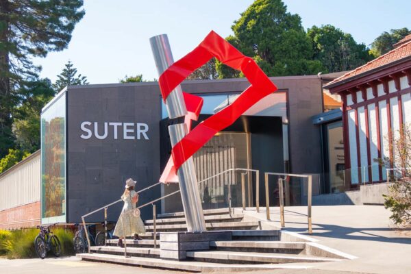 the entrance to the Suter Art Gallery in Nelson credit Bare Kiwi